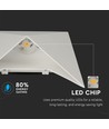Applique murale LED 5W - IP65, blanc, 4000K, aluminium, avec source lumineuse