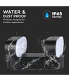Applique murale LED rotative 12W avec 2 têtes - IP65, noir, 1320lm, 3000K, avec source lumineuse