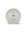 Applique murale LED 6W avec éclairage haut/bas - IP65, gris, 3000K, 11 x 5,4 cm, avec source lumineuse
