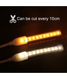 Ruban LED étanche 5m 10W/m (Type X-2) - 230V, IP67, 1300lm/m, sécable tous les 10cm, jusqu