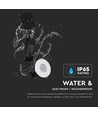 Spot LED encastrable fire-rated 10W Bluetooth - CCT, dimmable, IP65, blanc, Smart Home, garantie 5 ans