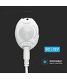 Détecteur de mouvement PIR sans fil pour rubans LED - 12V, max 36W, pour éclairage de lit, connecteur 2.1mm, garantie 3 ans