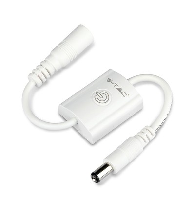 Capteur tactile pour rubans LED, 12V - Max 24W, dimmable, blanc, IP20, connexion Jack