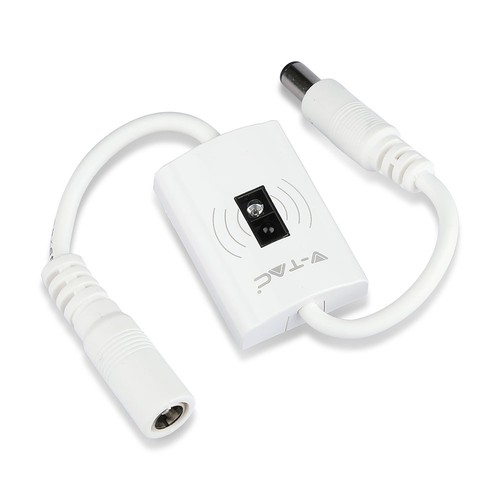 Capteur de main pour rubans LED, 12V - Max 24W, blanc, connecteur DC 2.1mm, capteur on/off pour lampe de chevet