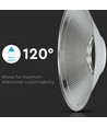 Réflecteur en aluminium 120° pour High bay - Convient aux LED high bays