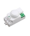 Détecteur de mouvement micro-ondes avec manual override - 360°, portée 1-8m, IP20, blanc, max 300W LED