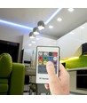 Contrôleur LED RGB avec télécommande RF 20 touches - 12V/24V, 3 canaux, max 480W, IP20