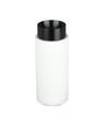 Spot en saillie GU10 en plâtre - Ø20cm, blanc avec base Gun Black, sans source lumineuse