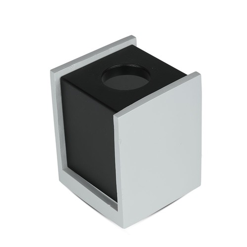 Spot en saillie GU10 - Gris/Gun black, aspect béton, IP20 intérieur, sans source lumineuse