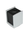 Spot en saillie GU10 - Gris/Gun black, aspect béton, IP20 intérieur, sans source lumineuse
