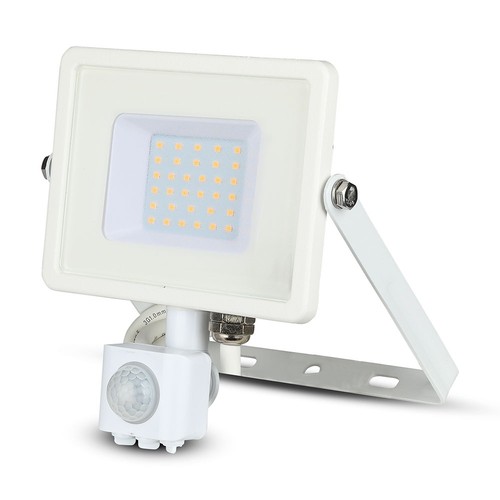 Projecteur LED 30W avec détecteur - IP65 extérieur, 5 ans de garantie, Samsung LED chip