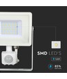 Projecteur LED 30W avec capteur, LED Samsung - IP65, blanc, 6400K