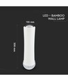 Applique murale design LED 18W, dimmable - 1200lm, blanc, blanc chaud, variation Triac, angle 120°