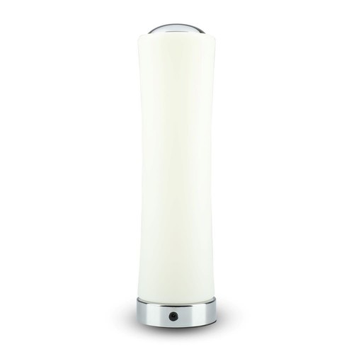 Lampe à poser design LED 18W - Tactile dimmable, 1200lm, 3000K, finition chrome
