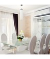 Suspension design 18W, dimmable - 1200lm, blanc chaud, blanc, 3000K