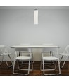Suspension design 18W, dimmable - 1200lm, blanc chaud, blanc, 3000K