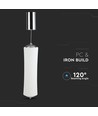 Suspension design 18W, dimmable - 1200lm, blanc chaud, blanc, 3000K