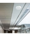 Plafonnier 10W LED avec éclairage de secours - IP65, Samsung LED chip, autonomie 3h, Ø32cm, bulkhead