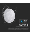 Plafonnier 10W LED avec éclairage de secours - IP65, Samsung LED chip, autonomie 3h, Ø32cm, bulkhead