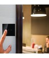 Interrupteur tactile WiFi 3 voies, noir - 2200W, compatible Google Home et Alexa, 3 Gang 1 Way