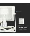 Projecteur LED 20W avec détecteur - Samsung LED chip, blanc, IP65, blanc chaud