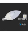 Ampoule bougie 7W E14 - Plastique, Ampoule, Puce Samsung, 3000K