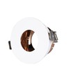Spot encastrable GU10 - Rond, blanc et rose gold, aluminium, IP20 intérieur
