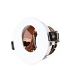 GU10 - Rond Blanc+Or Rose