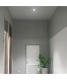 Spot encastrable GU10 carré blanc - 85 x 85 mm, IP20, aluminium, sans source lumineuse