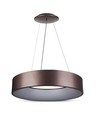 Suspension LED 20W, Ø45cm - Marron café, 3000K, dimmable, suspension par câble 1,2m
