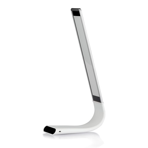 Lampe de bureau LED flexible 6,5W, rechargeable - 12V, blanc, dimmable, CCT 3-en-1, commande tactile