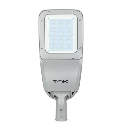 Lampadaire LED 120W - 130lm/W, IP65, puce LED Samsung, Driver Inventronics, gris
