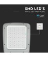Lampadaire LED 200W, 130lm/W - Puce LED Samsung, IP65, 4000K, Driver Inventronics, IK08, boîtier gris