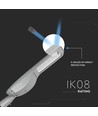 Lampadaire LED 200W, 130lm/W - Puce LED Samsung, IP65, 4000K, Driver Inventronics, IK08, boîtier gris