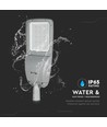 Lampadaire LED 200W, 130lm/W - Puce LED Samsung, IP65, 4000K, Driver Inventronics, IK08, boîtier gris