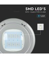 Luminaire routier LED 100W pour suspension sur câble - 130lm/W, puce LED Samsung, IP65, 4000K, gris, IK08