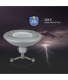 Luminaire routier LED 100W pour suspension sur câble - 130lm/W, puce LED Samsung, IP65, 4000K, gris, IK08