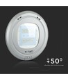 Luminaire routier LED 100W pour suspension sur câble - 130lm/W, puce LED Samsung, IP65, 4000K, gris, IK08