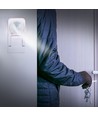 Détecteur de mouvement infrarouge V-Tac IP65, blanc - 360 degrés, portée 20m, max 1000W LED, extérieur/intérieur