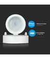 Applique murale GU10 - 2 voies, boîtier en acier inoxydable, IP44, blanc mat