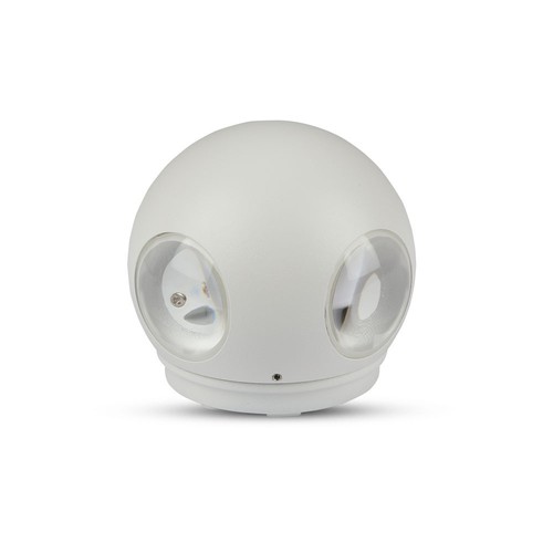 Applique murale LED ronde 4W - IP65, 110lm/W, blanc, extérieur, source lumineuse incluse