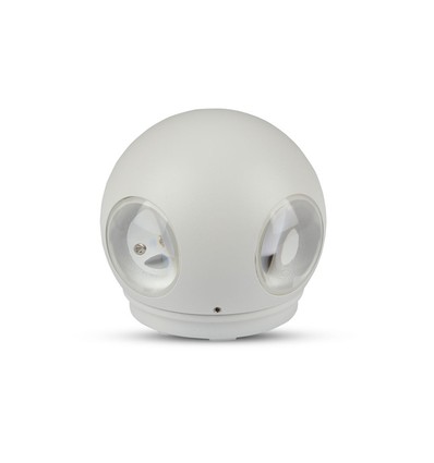 Applique murale LED ronde 4W - IP65, 110lm/W, blanc, extérieur, source lumineuse incluse