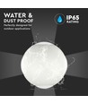 Applique murale LED ronde 4W - IP65, 110lm/W, blanc, extérieur, source lumineuse incluse
