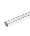 Luminaire encastré linéaire LED 120cm 40W - Samsung LED chip, 120cm, argent, garantie 5 ans