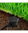 Boîte de dérivation étanche 2 voies - IP66, noir, 24A, résistant aux UV, 450V, pour projecteurs