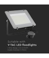 Boîte de dérivation étanche 2 voies - IP66, noir, 24A, résistant aux UV, 450V, pour projecteurs