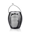 Lampe de jardin solaire de luxe 4-en-1 - Noir, effet flamme, 65 cm de hauteur