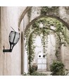 Lampe de jardin solaire de luxe 4-en-1 - Noir, effet flamme, 65 cm de hauteur