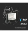 Projecteur LED Rouge 20W - IP65 extérieur, Boîtier noir, lampe de travail