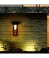 Lampe de jardin solaire 2W avec piquet et détecteur - puce LED Samsung, IP65, 3000K, gris, 50cm de haut